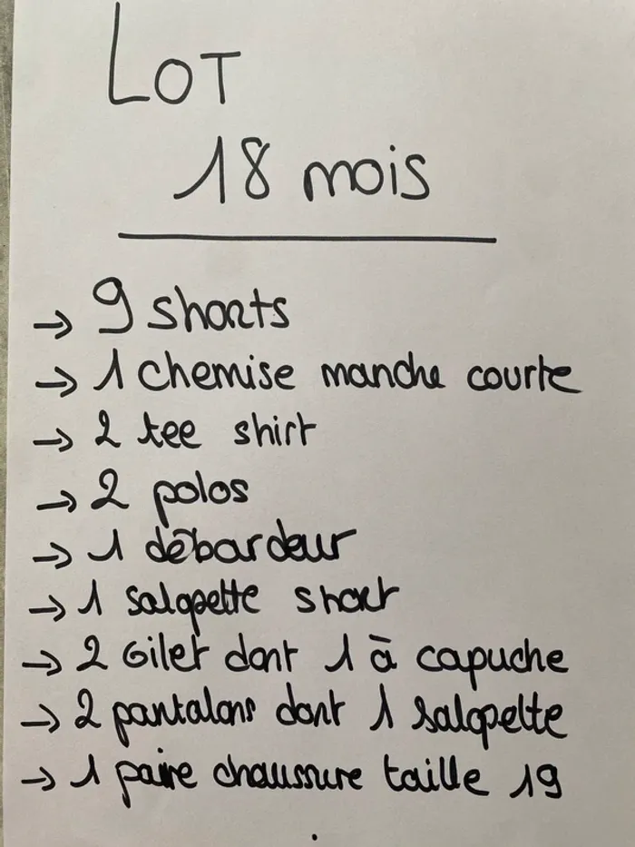 Lot 18 mois garçon été - photo numéro 2