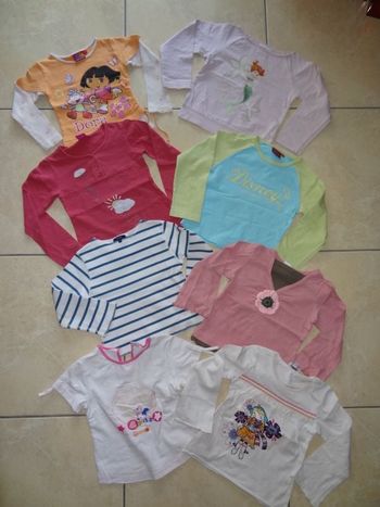 lot de 8 t-shirts T 4ans