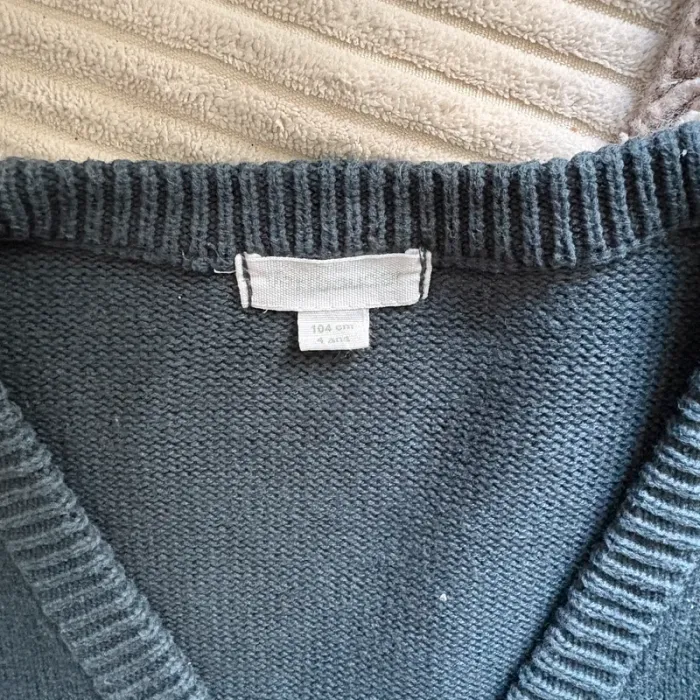 Ensemble gilet tee shirt manche longue garçon 4ans vertbaudet - photo numéro 4