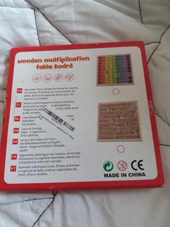 Jeux pour apprendre les multiplication 