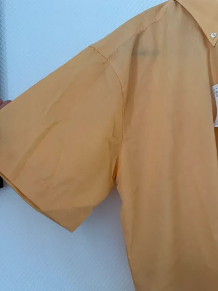 Chemise manche courte orange neuve taille M challenger - photo numéro 4