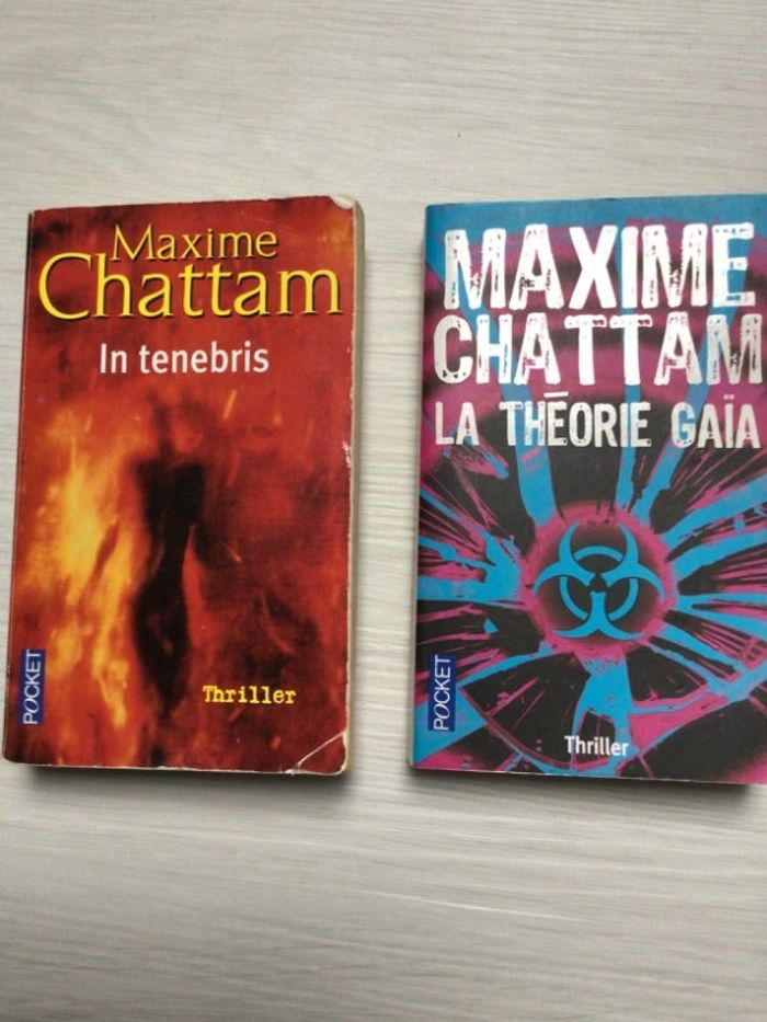 Lot de 2 livres de Maxime Chattam