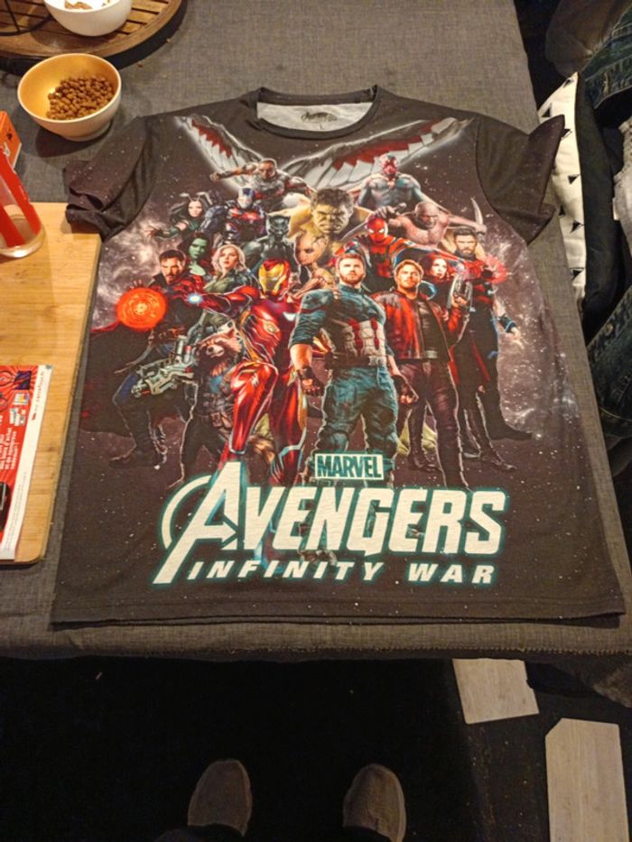T shirt homme Avengers taille L manches courtes - photo numéro 7