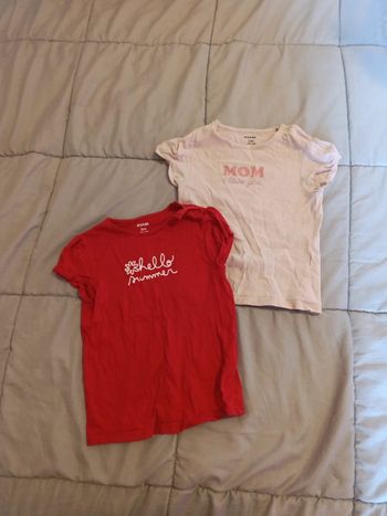 Lot de deux t-shirt Kiabi taille 24 mois
