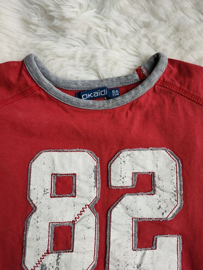 T-shirt longue manche Okaïdi 6 ans garçon - photo numéro 3