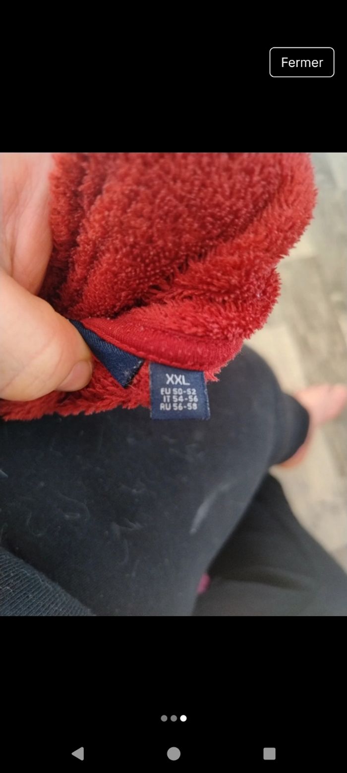 Gilet hiver rouge - photo numéro 3