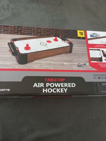 Jeu de table hockey palet sur air