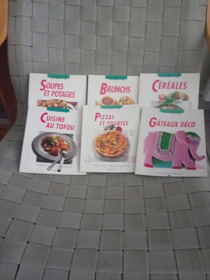 Lot de 6 livres de cuisines