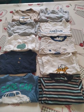 Tee-shirts manche longue 6 mois garçon 