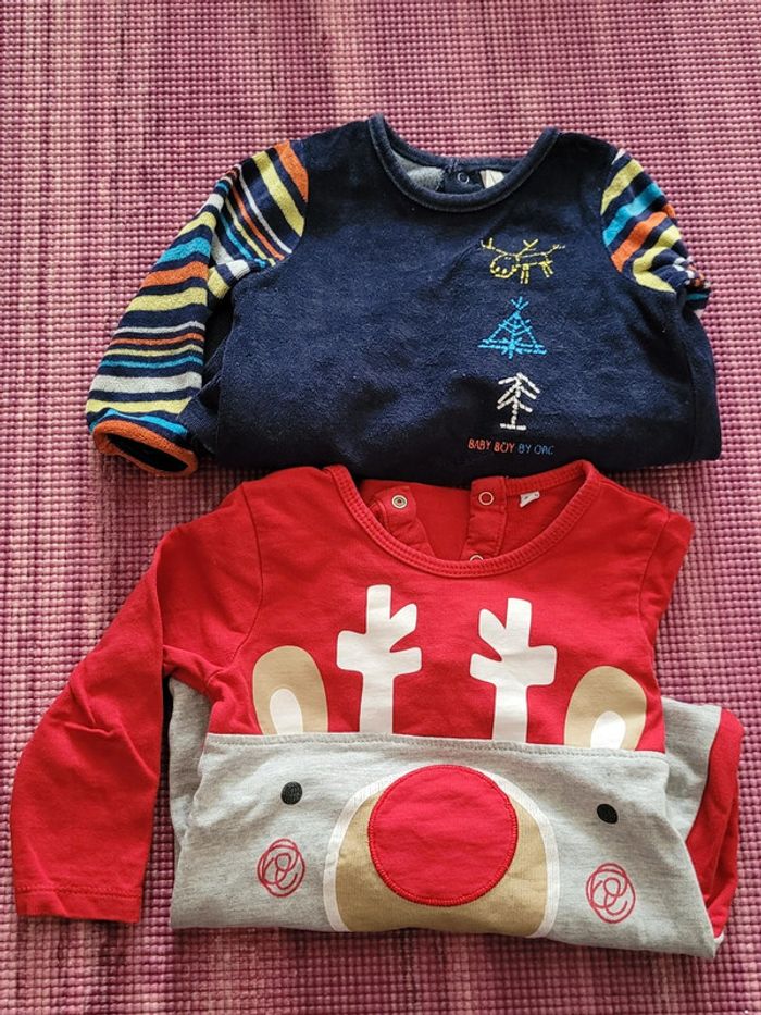 Lot 2 pyjamas de Noël 12M