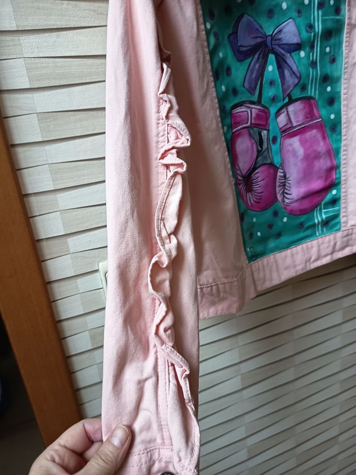 Veste " octobre rose" - photo numéro 3