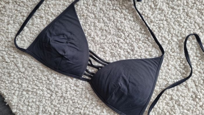 Haut maillot de bain 85 b - C calzedonia neuf gris anthracite - photo numéro 2