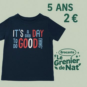 T-shirt noir 5 ans