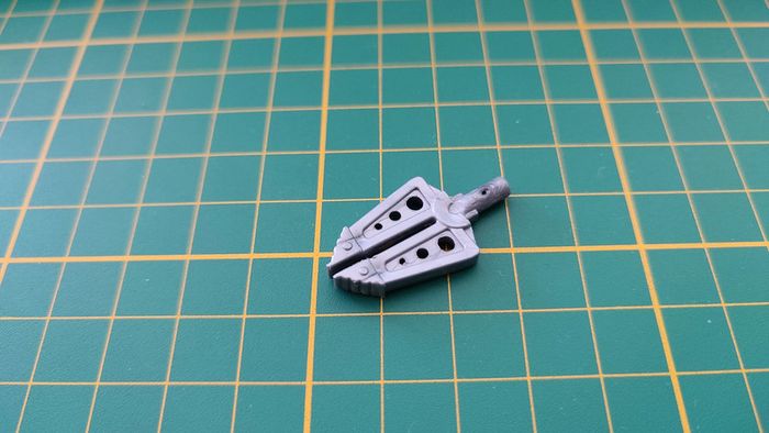 Pince grise n°1 30516880 pièce détachée Playmobil 4821 Fourgon d'intervention de pompier #B54 - photo numéro 2