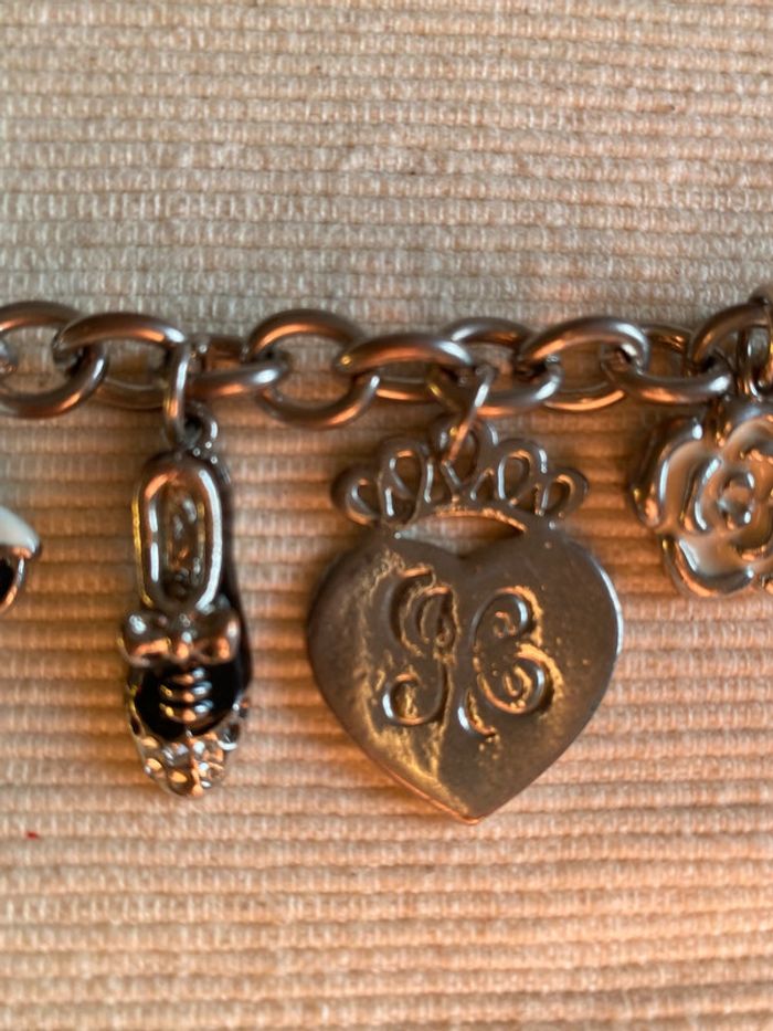 Bracelet avec charms en métal argenté - photo numéro 13