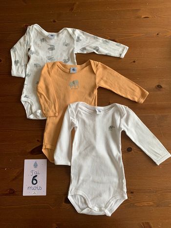 Lot 3 bodies petit bateau
