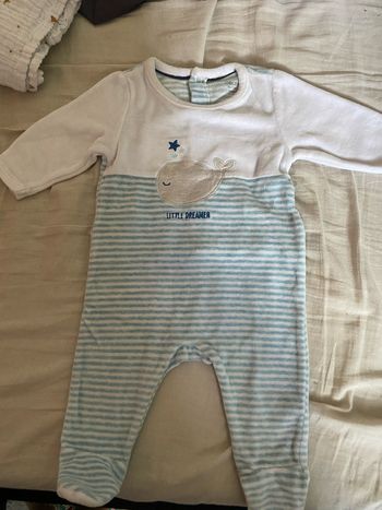 Lot pyjamas velours 3M