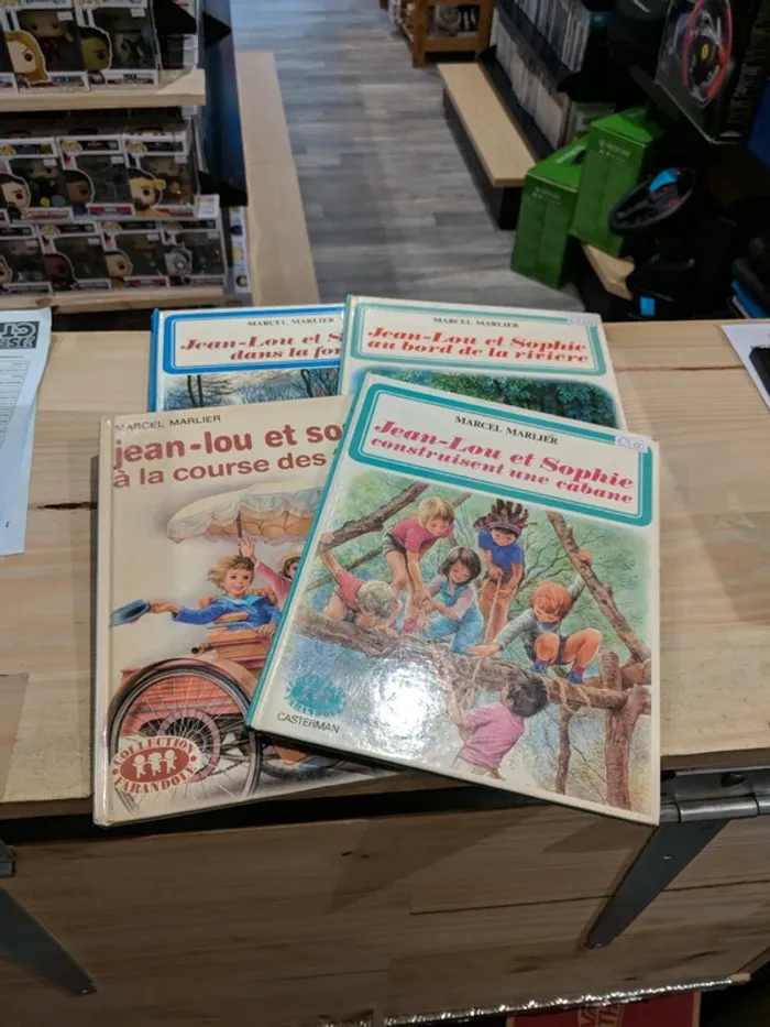 Lot de 4 livres - Jean-Lou et Sophie