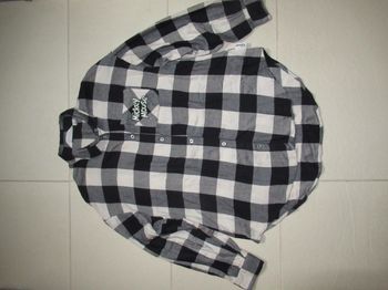 Chemise manches longues fille à carreaux H&M Disney Mickey 12 ans