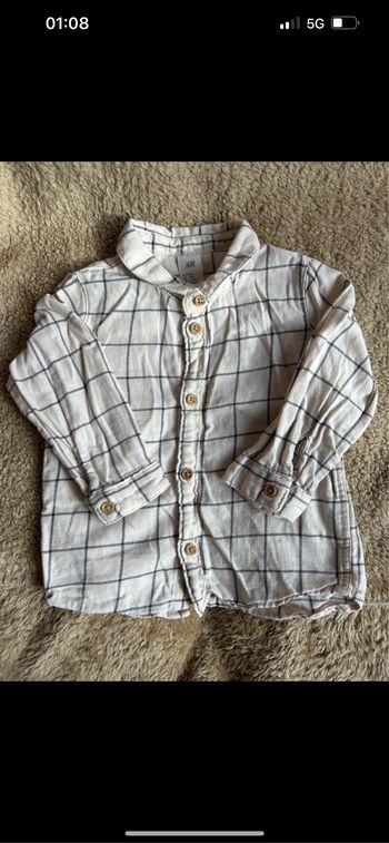 Chemise à carreaux