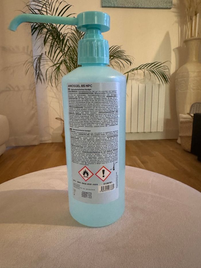 Gel hydroalcoolique Aniosgel 500ml neuf - photo numéro 2