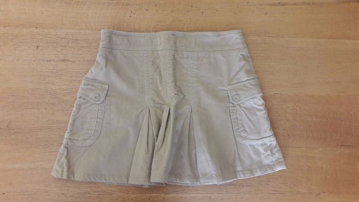 Jupe en velours beige en taille 36 - photo numéro 2