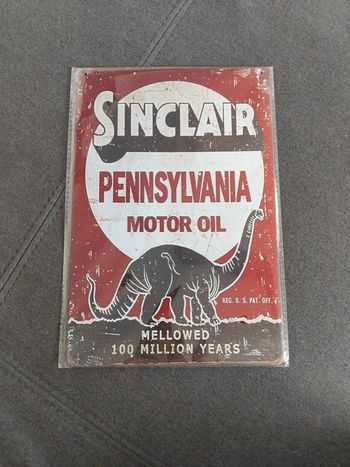 Plaque métallique SINCLAIR