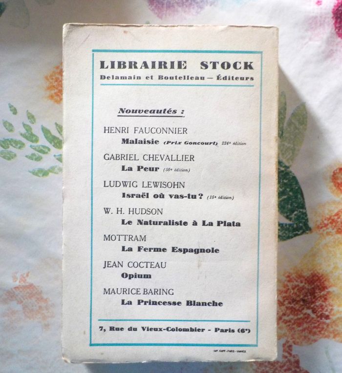 BABBITT de Sinclair LEWIS Ed. Stock 1931 - photo numéro 2