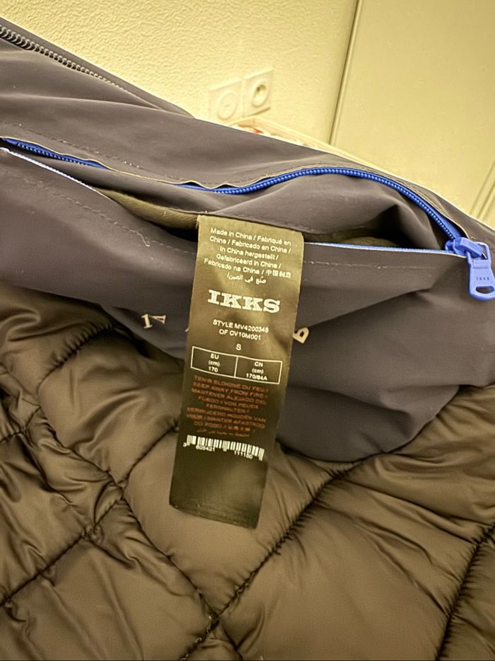 Parka homme IKKS - Bleu marine - Taille S - Excellent état - photo numéro 10