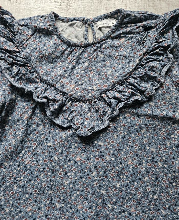 Blouse lulu castagnette fleurie 8 ans - photo numéro 2