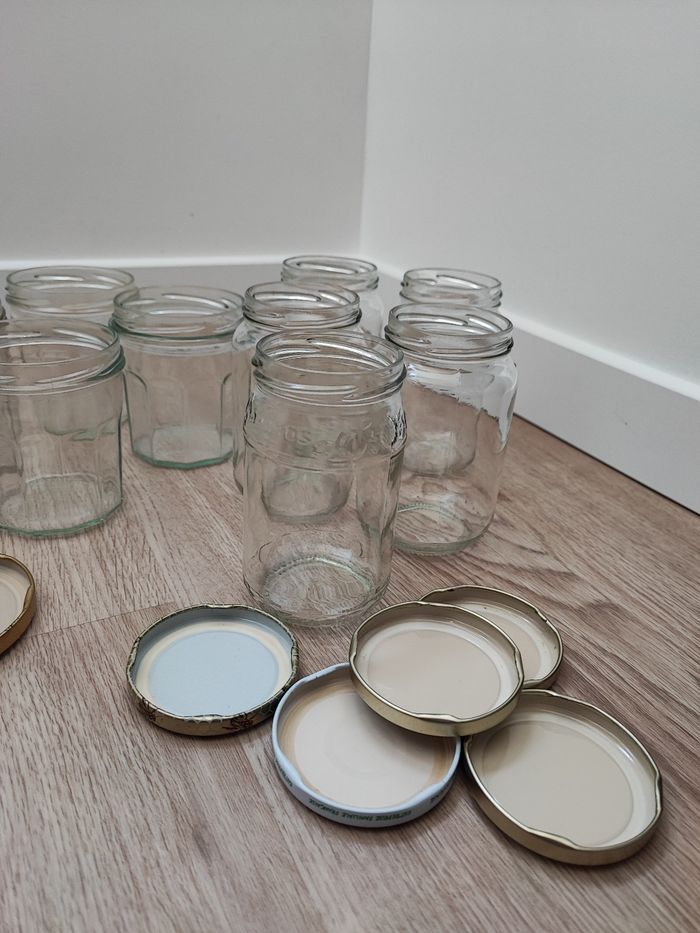 Lot de 10 pots de confiture et de miel - photo numéro 3