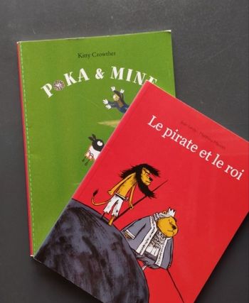 Lot de 2 livres École des loisirs 