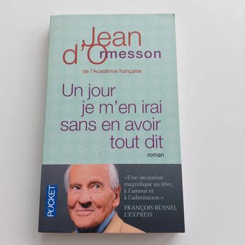 Livre - Un jour je m'en irai sans en avoir tout dit