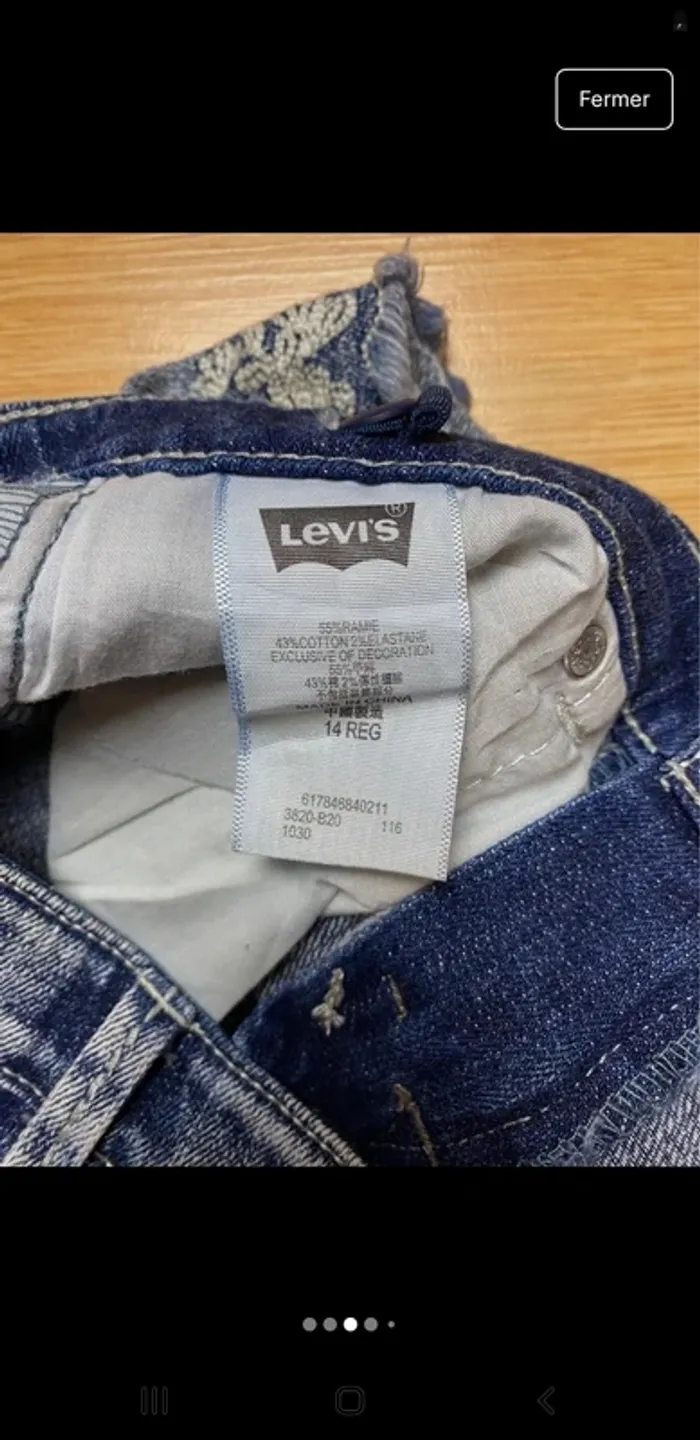 Shorty short Levi's - photo numéro 5