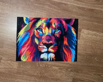 Toile décorative lion