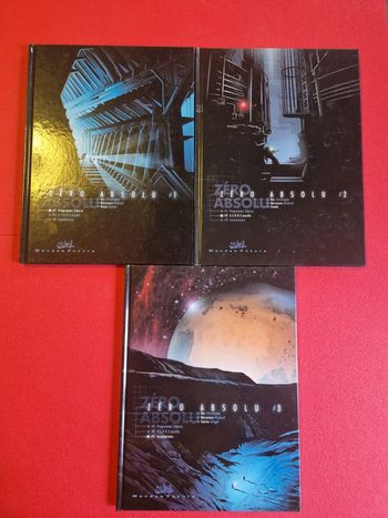 Lot de 3 bd zéro absolu 1 à 3 (série complète)