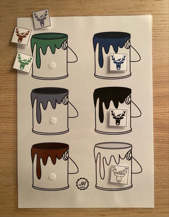 Fiche Montessori : Spécial Noël : Tri des couleurs - photo numéro 2