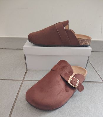 Mules femme 37 marron 
