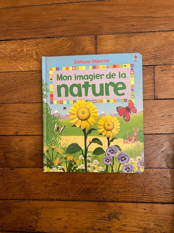 Livre Mon imagier de la nature éditions Usborne