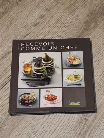 Livre de recettes " recevoir comme un chef"