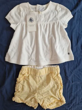 Ensemble Petit Bateau - 6 mois/ 67 cm