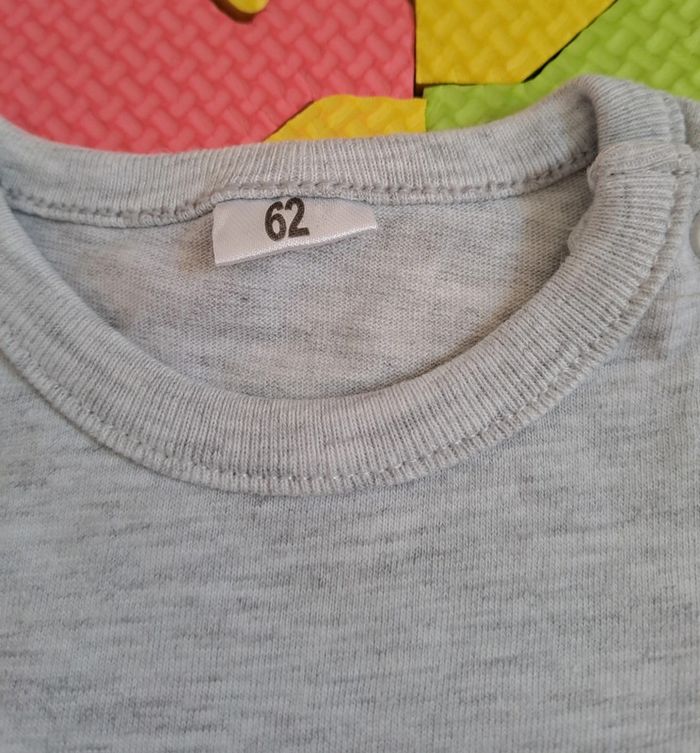 Ensemble t-shirt manches courtes jogging, zeeman, taille 3 mois (62 cm) - photo numéro 4