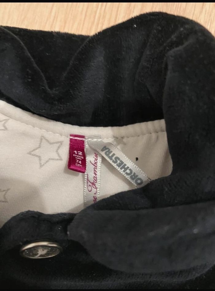 Manteau 12mois noir - photo numéro 3