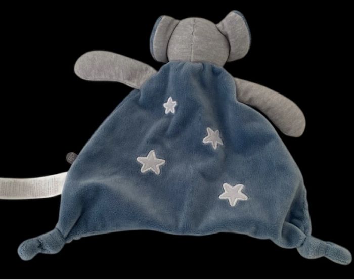 ❤️B4596 Doudou plat Mouchoir Koala OKAIDI OBAIBI gris Bleu étoiles - photo numéro 2