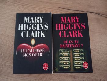 Lot livres Mary Higgins Clark