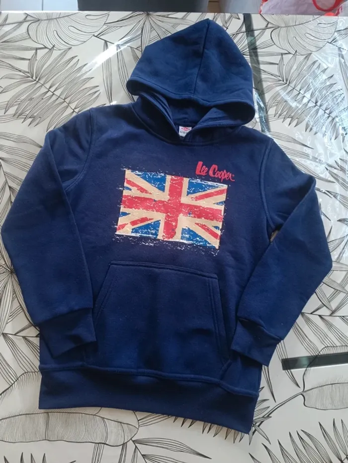 Sweat à capuche garçon Lee Cooper