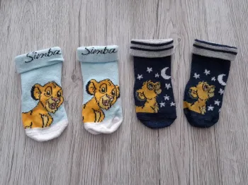 Lot de 2 paires de chaussettes bébé 6/12 mois