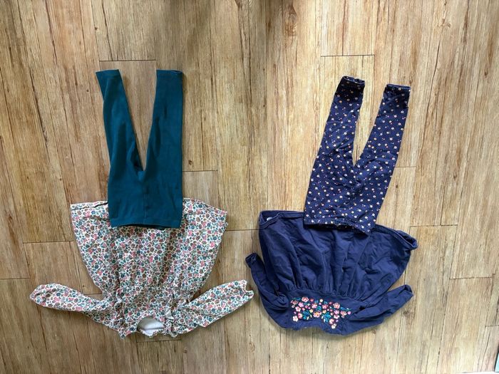 Lot 2ensembles robe + pantalon dpam