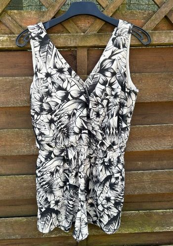 Combi short noir et blanche