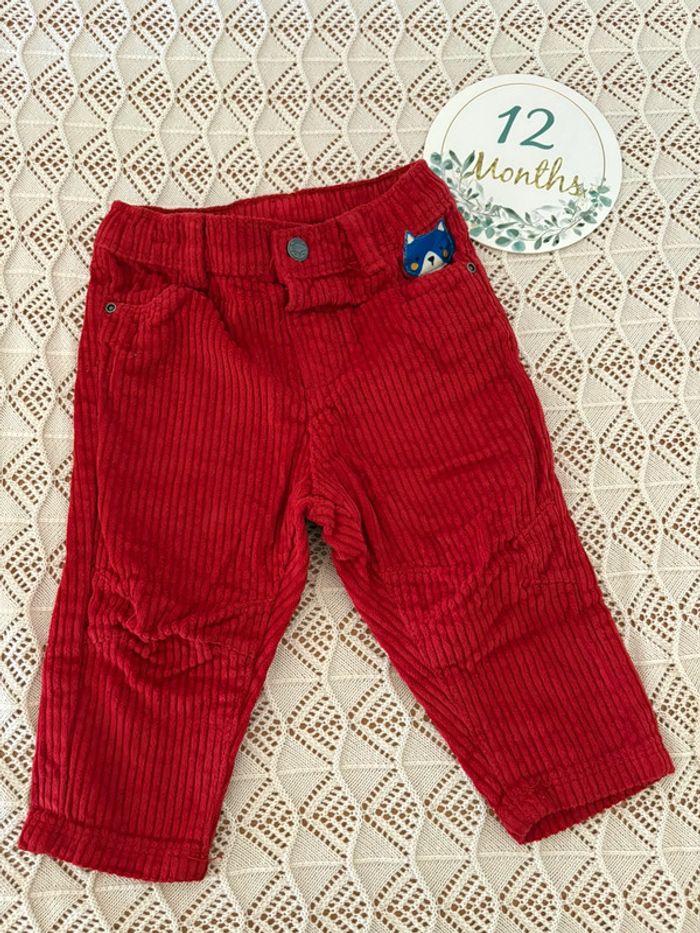 Pantalon côtelé 12 mois